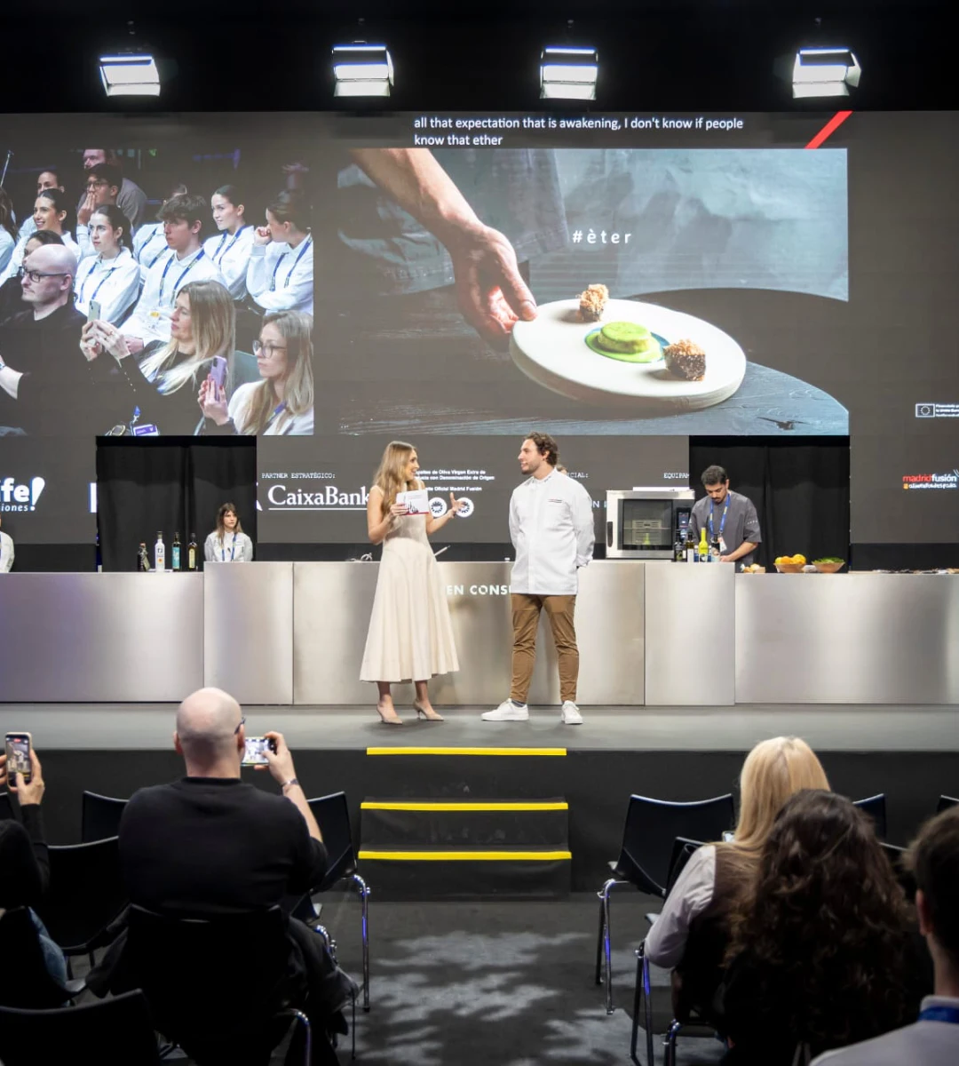 madrid fusion evento profesional presentadora