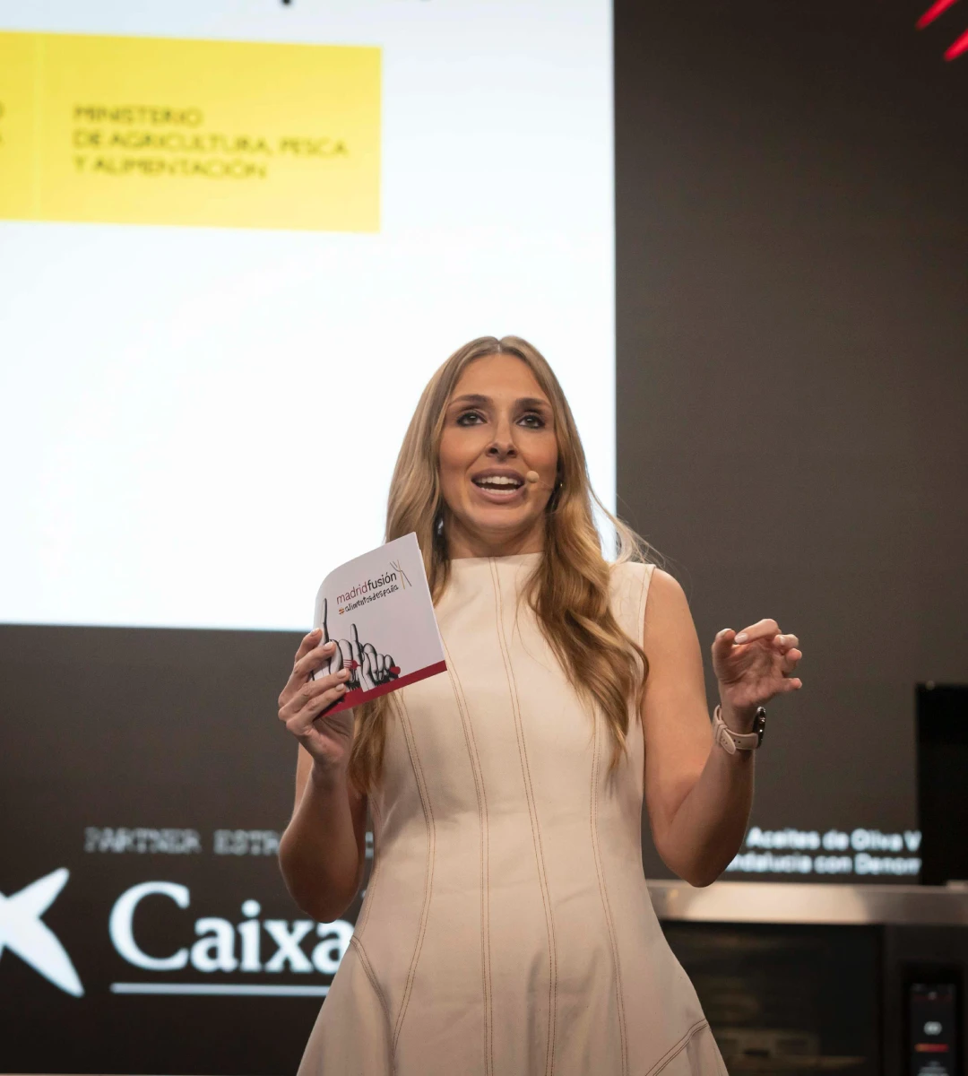 presentadora de eventos madrid fusion